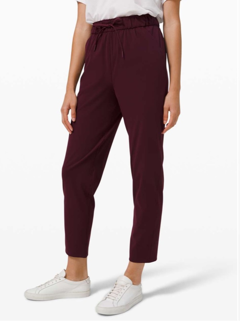 lululemon athletica Keep Moving 7/8 Pant — Deep Berry